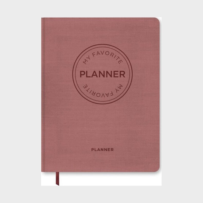 My Favorite Planner Udateret - Vintage Rosa
