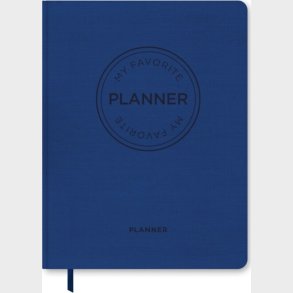 My Favorite Planner Udateret Planner / Light Blue Kalender Udateret / Koboltbl