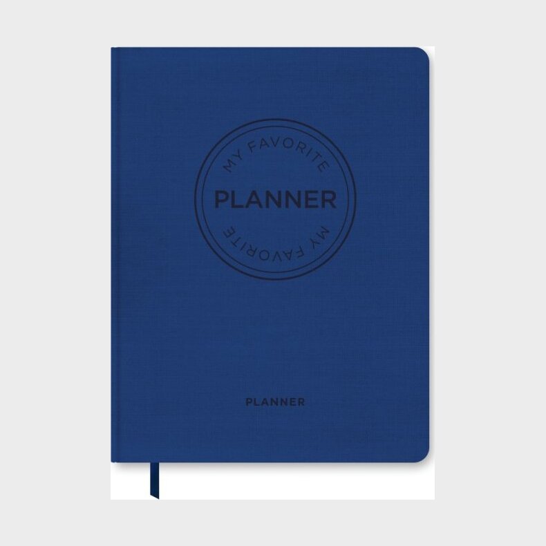 My Favorite Planner Udateret Planner / Light Blue Kalender Udateret / Koboltbl
