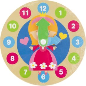 My First Wooden Clock - 14 Cm