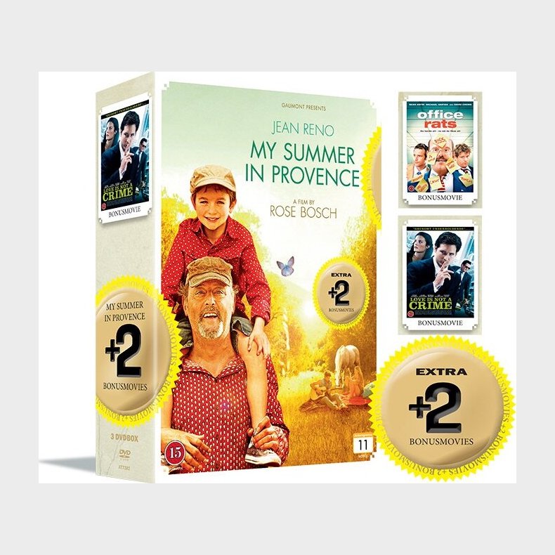 My Summer In Provence // Office Rats // Love Is Not A Crime - DVD - Film