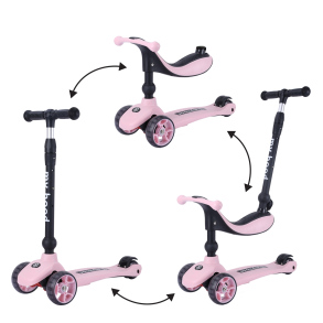 My Hood | Lbehjul/Lbecykel - Kick'n'Ride, Rosa