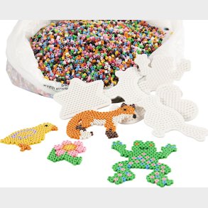 R�r Perler Og Perleplader Klasses�t - Medium - Standardfarver - 30000 Stk.
