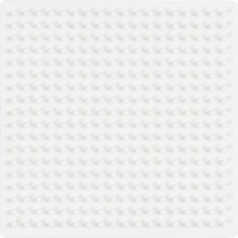 Perleplade - Kvadratisk Firkant - Medium - 9,5x9,5 Cm - Nabbi Biobeads