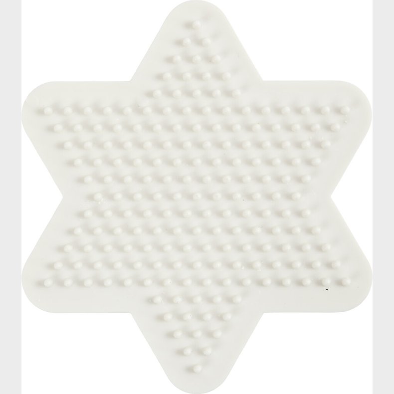 Stjerne Perleplade Til Perler - Medium - Nabbi Biobeads