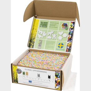 Rr Perler Til Perleplader - Medium - Pastelfarver - 55000 Stk. - Nabbi Biobeads