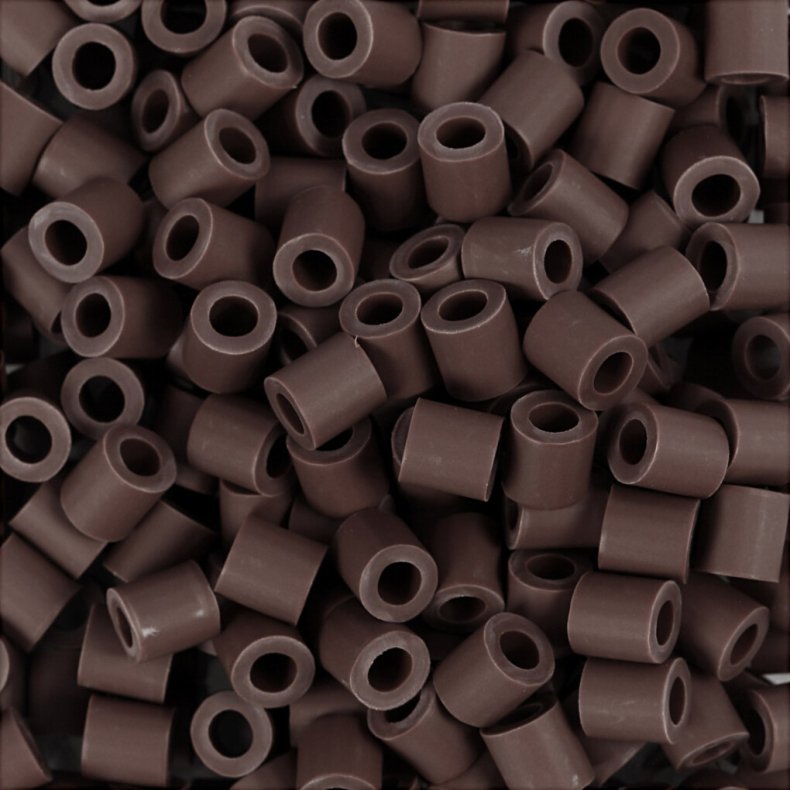Rr Perler Til Perleplader - Medium - Brun - 3000 Stk. - Nabbi Biobeads