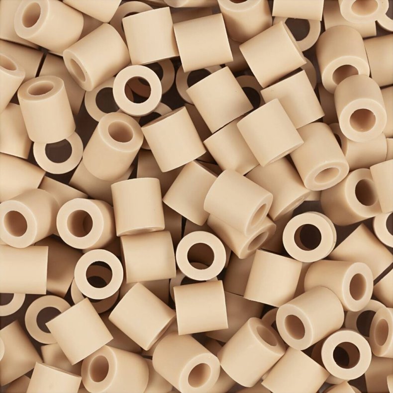 Rr Perler Til Perleplader - Medium - Creme - 1000 Stk. - Nabbi Biobeads