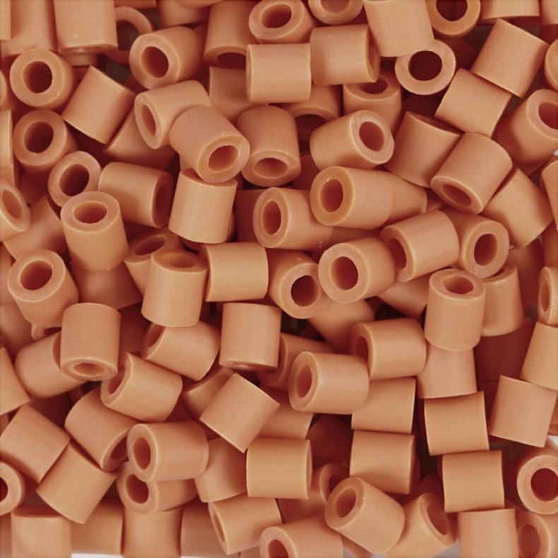 Rr Perler Til Perleplader - Medium - Orange - 1000 Stk. - Nabbi Biobeads