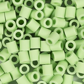 Rr Perler Til Perleplader - Medium - Pastel Grn - 1000 Stk. - Nabbi Biobeads