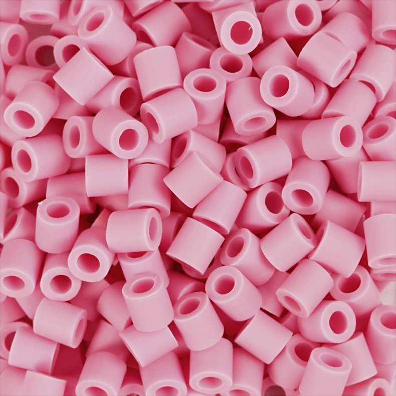 Rr Perler Til Perleplader - Medium - Rosa - 1000 Stk. - Nabbi Biobeads