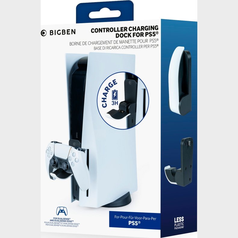 Nacon Charging Dock White/black Ps5