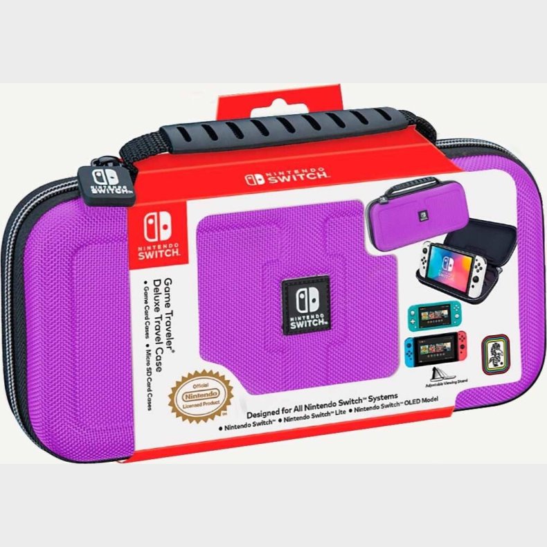 Nacon Switch Travel Case Purple Switch Lite/switch Oled