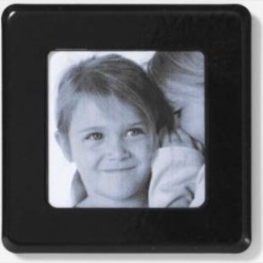 Magnet Billedramme - 35x35 Mm - Sort