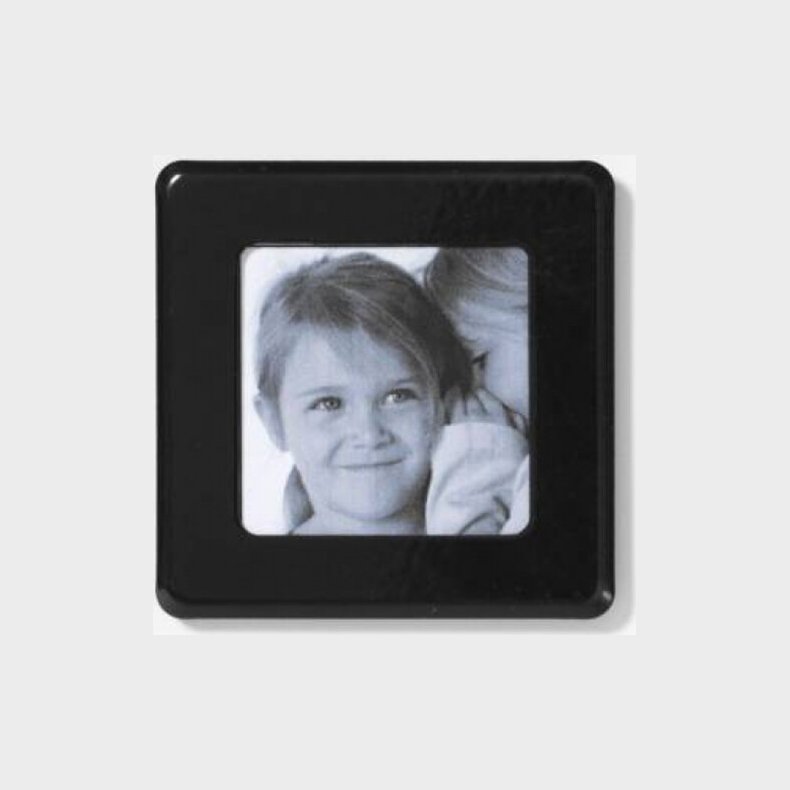 Magnet Billedramme - 35x35 Mm - Sort