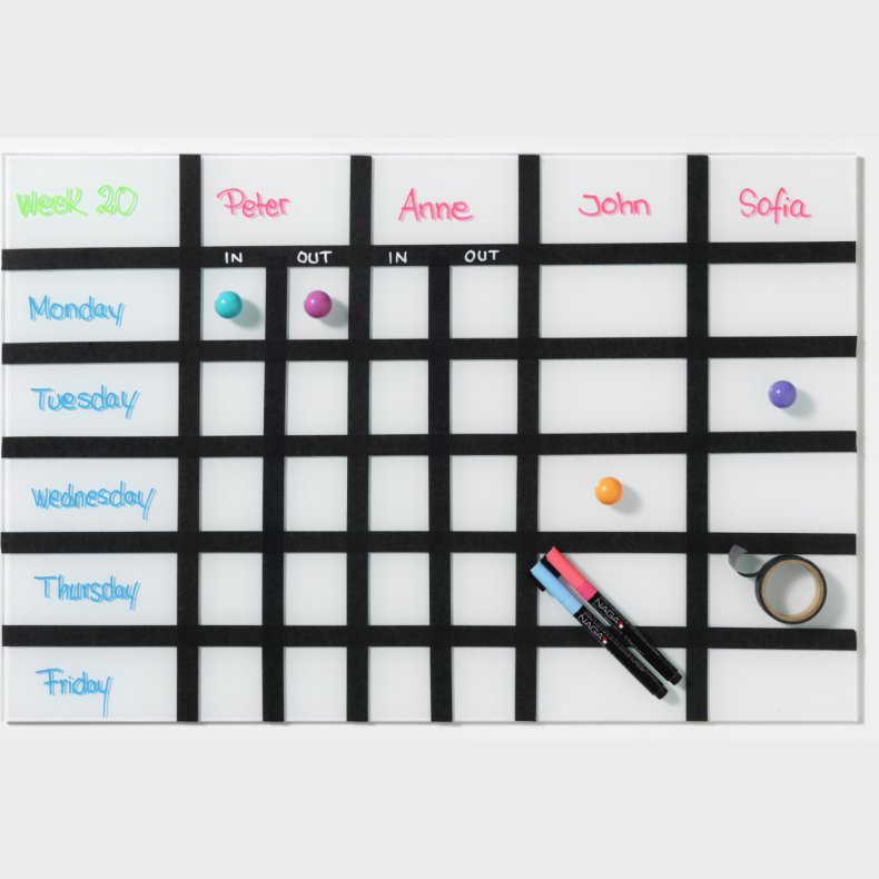 Naga Tavletape 15 Mm X 7,5 M - Sort