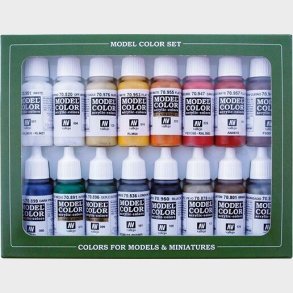 Vallejo - Model Color Maling S�t - Napoleon French & British - 16x17 Ml