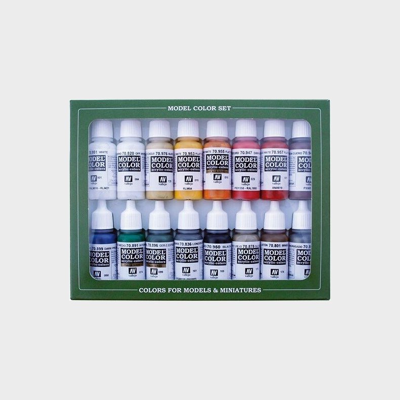 Vallejo - Model Color Maling S�t - Napoleon French & British - 16x17 Ml