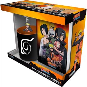 Naruto Shippuden Gave�ske - Krus, N�glering Og Notesbog