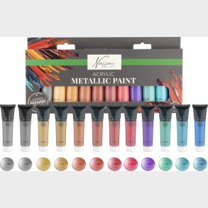 Nassau - Akryl Metallic Maling - 12x36 Ml