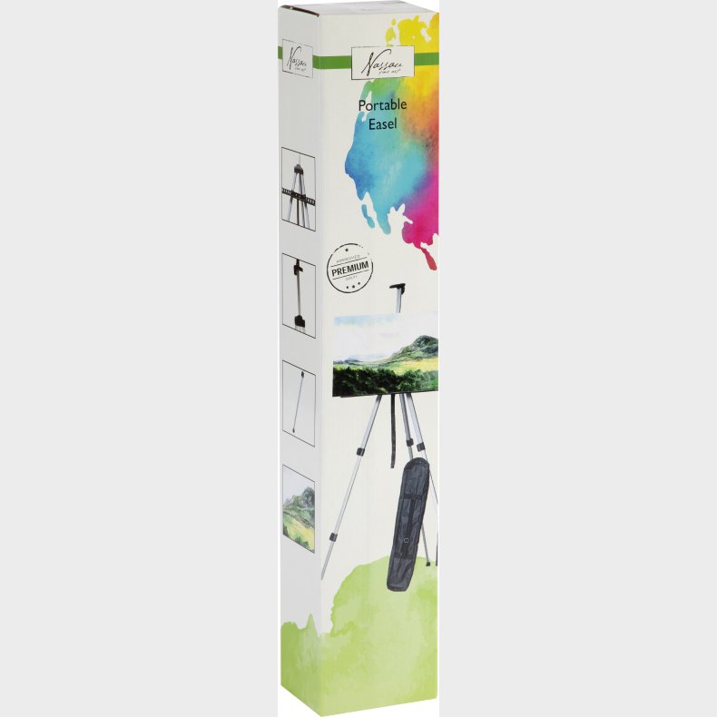 Nassau Fine Art - Gulvstaffeli - Justerbart - 84 Cm