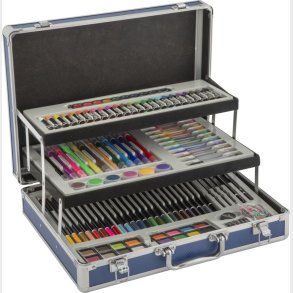 Nassau Fine Art - Male- Og Tegnekuffert I Metal Med 139 Dele