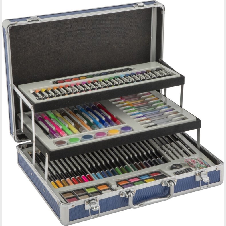 Nassau Fine Art - Male- Og Tegnekuffert I Metal Med 139 Dele