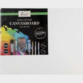 Nassau Fine Art - Malerlrred - Bomuld - 24x30 Cm - 3 Stk