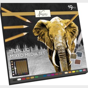 Nassau Fine Art - Metallic Farveblyanter Og Akvarelmaling
