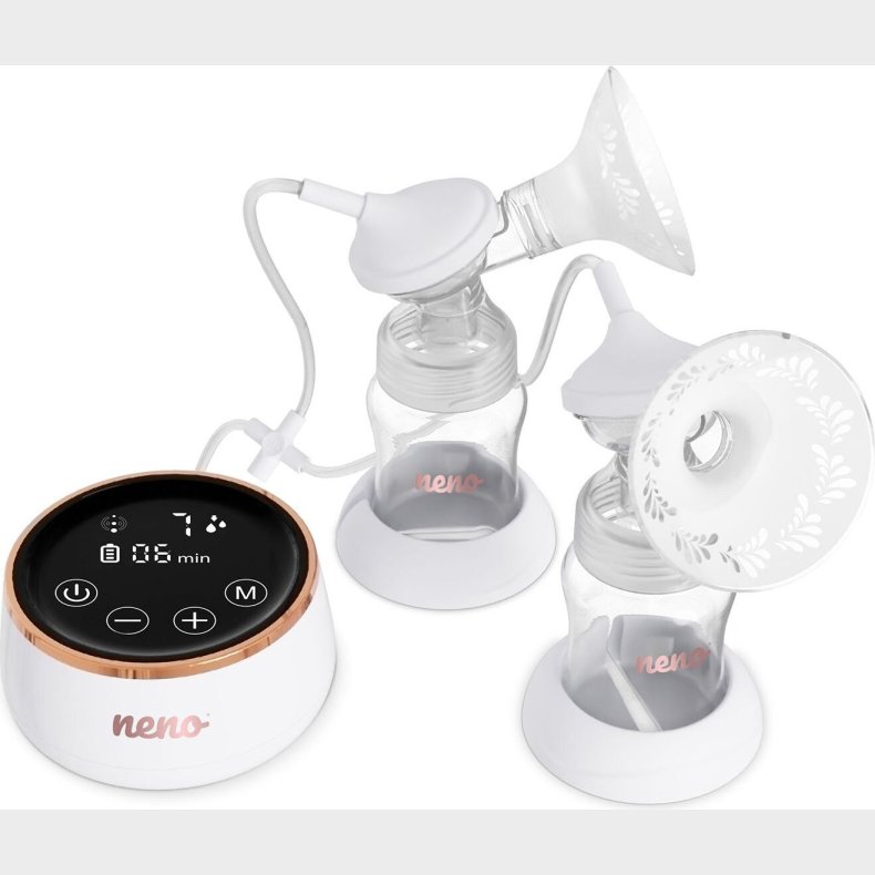 Neno - Brystpumpe Bella Twin Moon - Hvid - 105�53 Mm