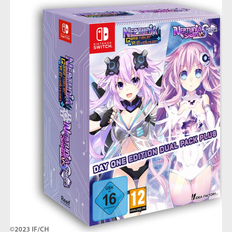 Neptunia Game Maker R:evolution / Neptunia: Sisters Vs Sisters (day One Edition) (dual Pack) - Nintendo Switch