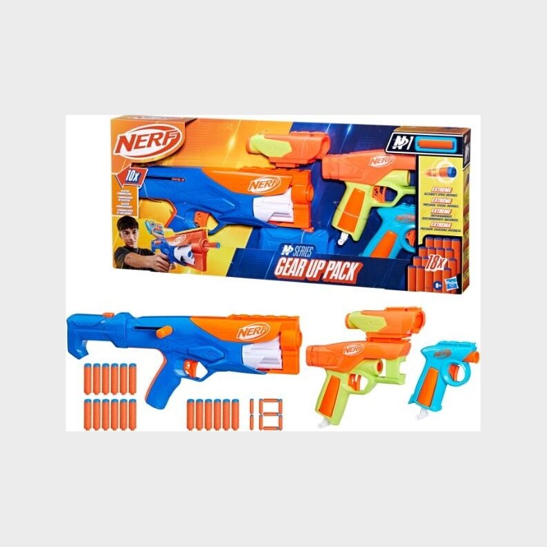 Nerf - N Serie Gear Up Pakke