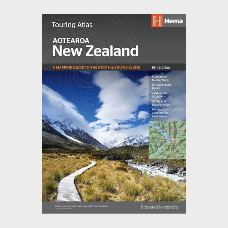 Hema Maps - New Zealand Touring Atlas - English book