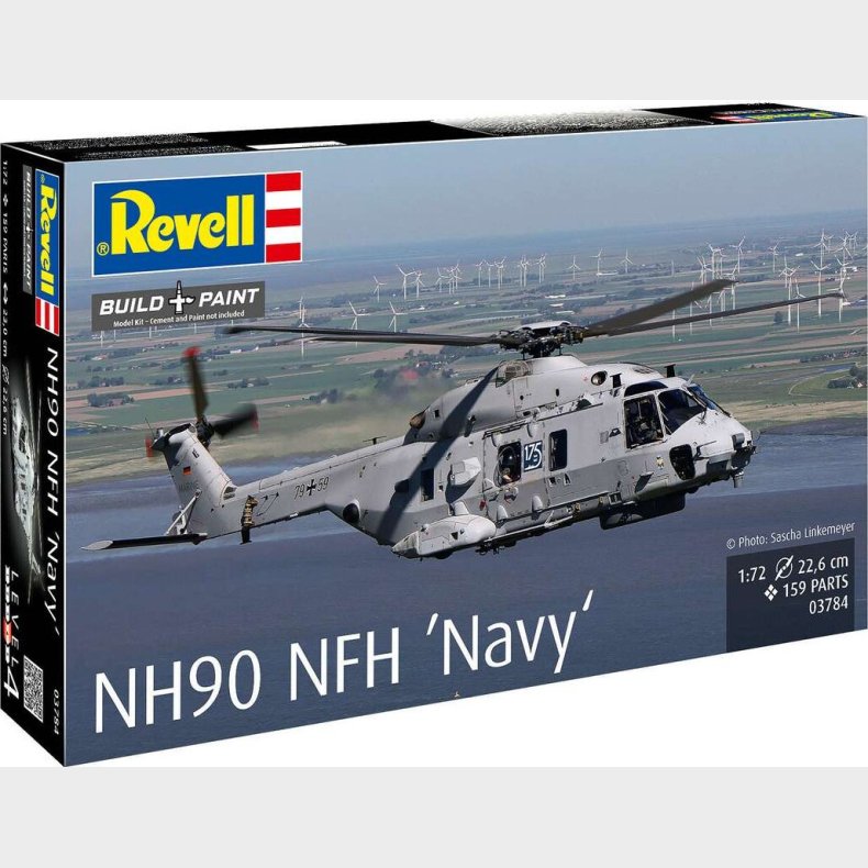 Revell - Nh90 Nfh 'navy' Helikopter Byggest - 1:72 - 03784