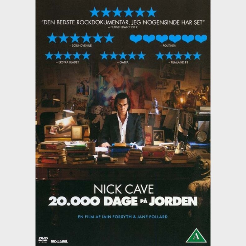 Nick Cave: 20.000 Dage P Jorden / 20.000 Days On Earth - DVD - Film