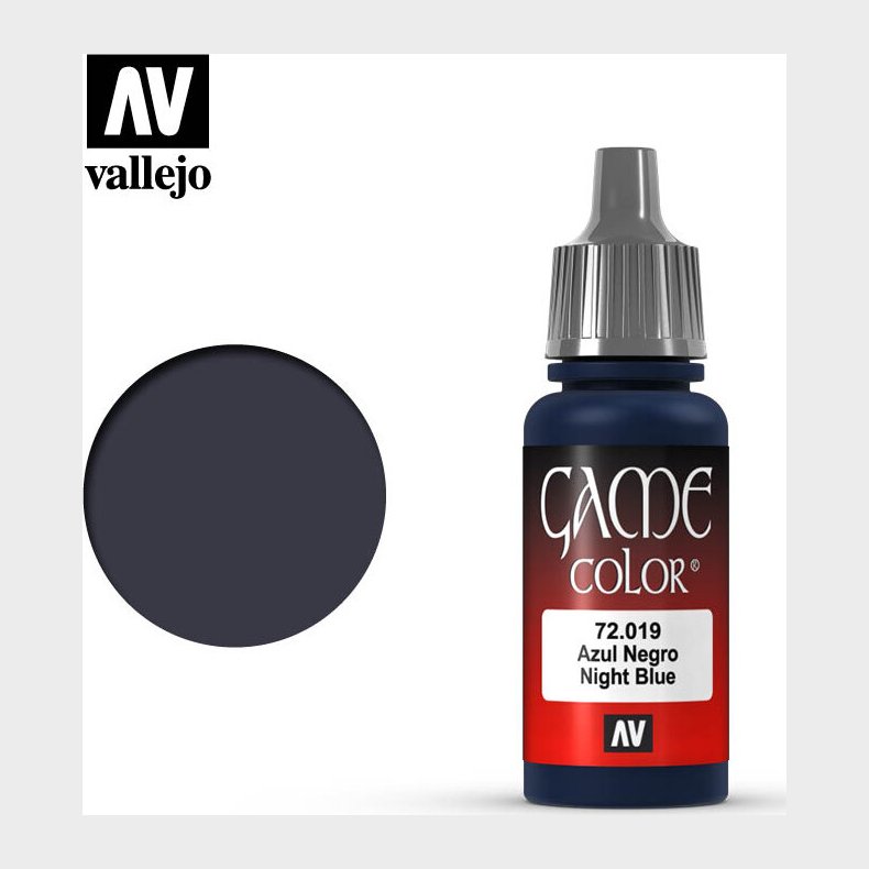 Vallejo - Game Color - Night Blue Mat - 18 Ml - 72019