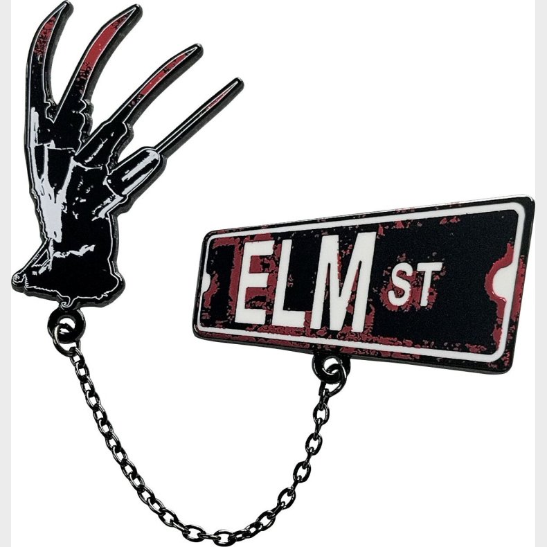 Nightmare On Elm St Pin Badge Set