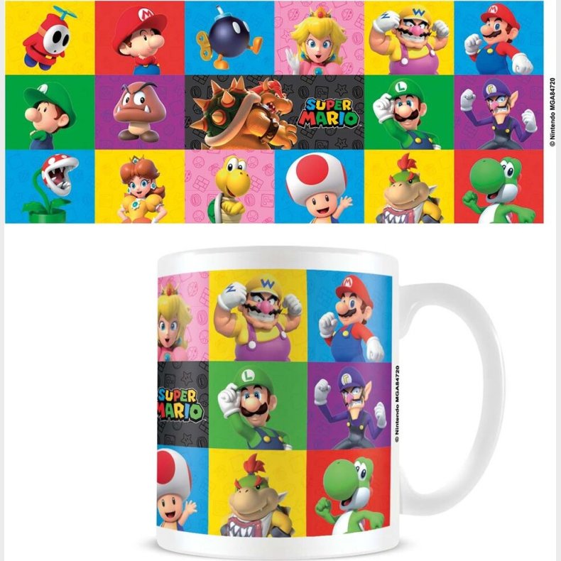 Nintendo - Super Mario 3d Friends & Foes White Pod Mug - White