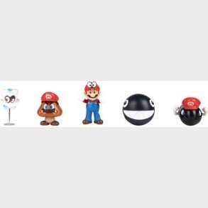 Nintendo - Super Mario Figure 5 Pack 6cm (410422)