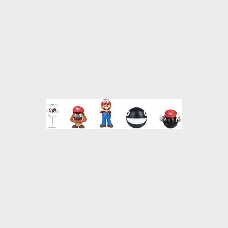 Nintendo - Super Mario Figure 5 Pack 6cm (410422)