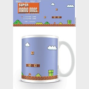 Nintendo - Super Mario Retro Title Mug - White