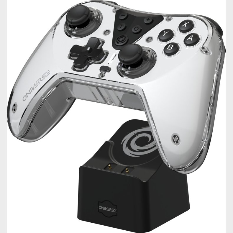 Nintendo Switch Oniverse Astralite Controller Wireless Smoked White Inkl. Charging Station