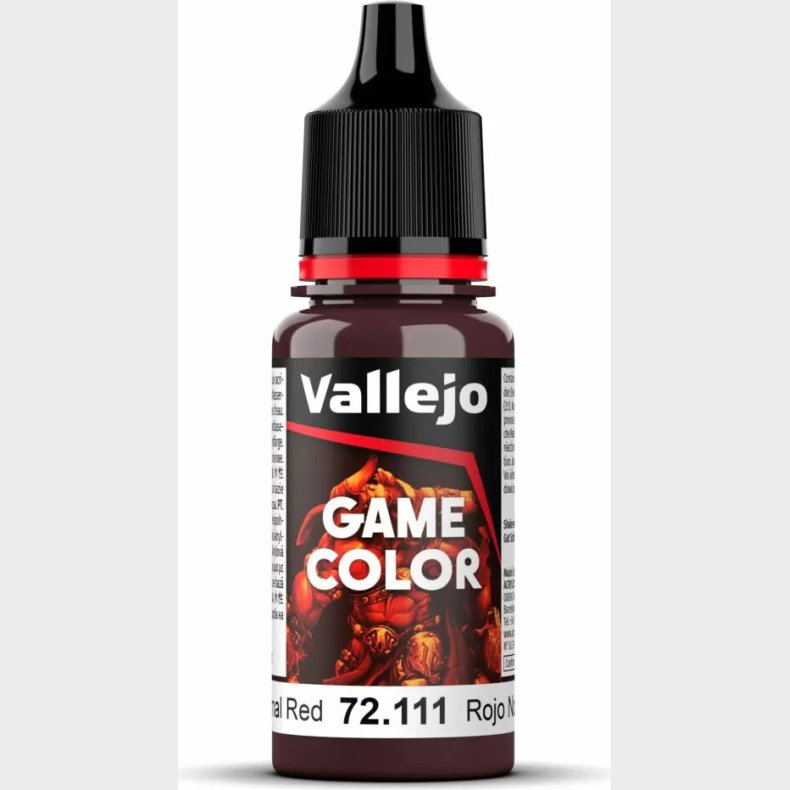 Vallejo - Game Color - Nocturnal Red Mat - 18 Ml - 72111