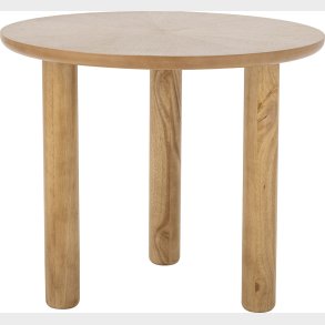 Bloomingville - Noma Sofabord - Natur - Gummitr - Rundt