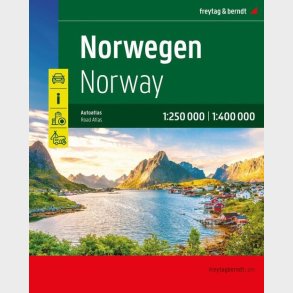 Freytag & Berndt - Norwegen - Norway Road Atlas - English book