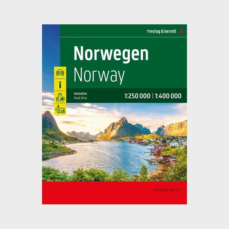 Freytag & Berndt - Norwegen - Norway Road Atlas - English book