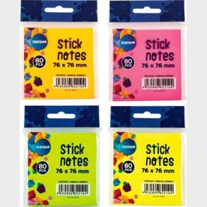 Notes Selvhftende 12 Stk 76 X 76 Mm - Neonf - Centrum