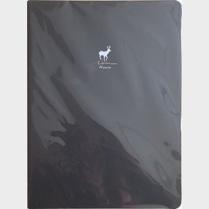 Notesbog 14 X 21 Cm - Linjeret Elg-motiv