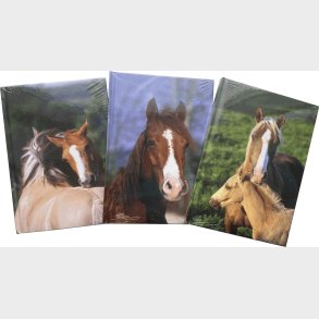Notesbog A5 126 X 180 Mm - Hestemotiv 100254