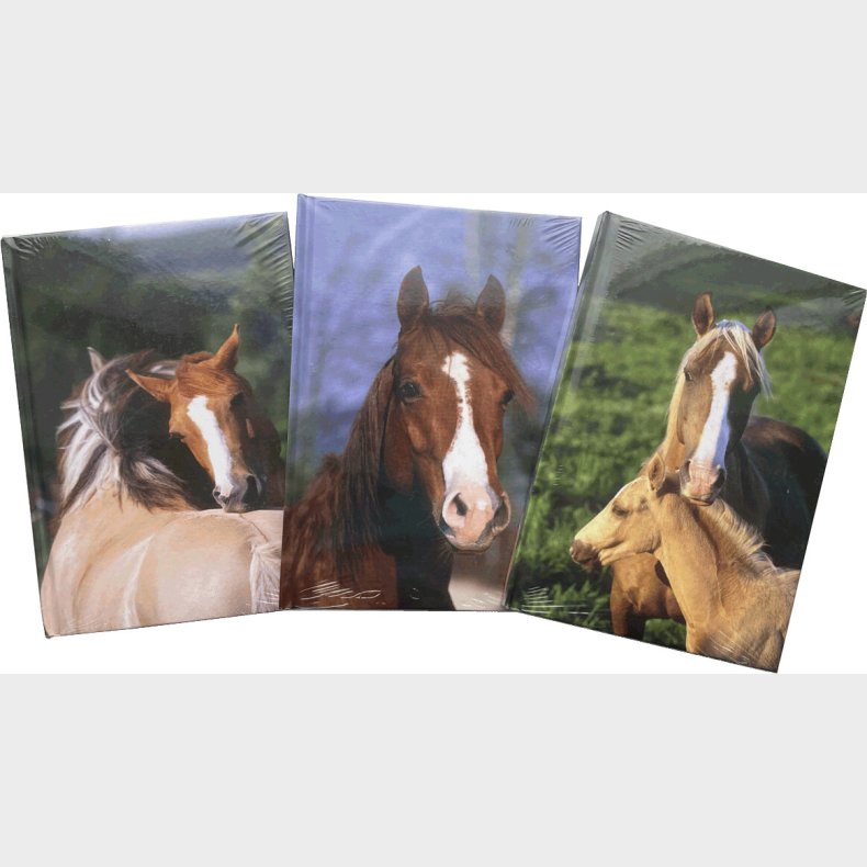 Notesbog A5 126 X 180 Mm - Hestemotiv 100254